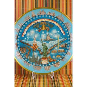 Dean Fausett “From Sea to Shining Sea” Bicentennial Plate |Limited Edition
